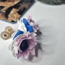 Kolczyki leciutkie róże z koralikami - boho folk Frida (Ruda Klara)