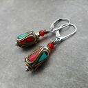 walce w stylu etno srebro 925