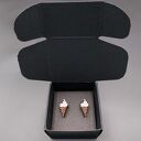 Kolczyki drewniane LODY W ROŻKU