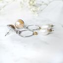 Kolczyki z naturlanymi perłami