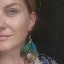 Boho kolczyki pióra - turkus i zieleń, które dodają energii