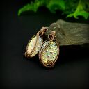 Kolczyki z żywicy - lekkie i błyszczące w technice wire wrapping