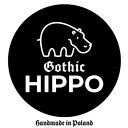 Kolczyki gotyckie z żywicy - serce z nietoperzem i łezką 056