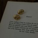 Złote retro kolczyki