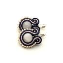 kolczyki sutasz z kwarcem