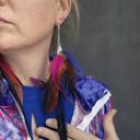 Kolczyki z piórami boho - długie, lekkie i w pojedynczym egzemplarzu