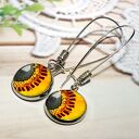 SŁONECZNIKI: kolczyki wiszące