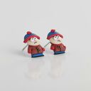 South Park - Stan - lekkie i wygodne kolczyki wkręty