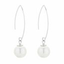 Srebrne kolczyki z perłami SWAROVSKI® CRYSTAL