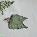 Kolczyki Listki Brzozy - miedziane piękno natury, antyalergiczne bigle
