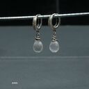 Kwarc różowy - kolczyki 06