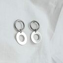 Kolczyki podwójne koła, stal chirurhiczna