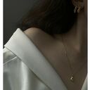 Złote kolczyki długie krople