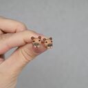 Realistyczne kolczyki kapibary 3D mini na sztyftach