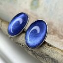 Owalne sztyfty w odcieniu perłowego lapis - lazuli e30/46