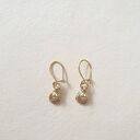 Kolczyki NEO rustic okrąg mosiądz