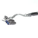Kolczyki Idianki Sapphire ze stali szlachetnej i Swarovski