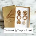 JASPER collection: kolczyki dłuższe 5cm: jaspis & jadeit niebieski