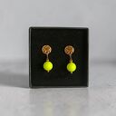 Swarovski pearls: neon yellow: drobne sztyfty