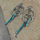 Długie kolczyki z turkusu