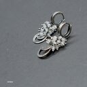 Kryształ górski - kolczyki 010