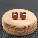 Kolczyki drewniane KOKOSY