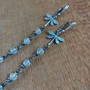 Kolczyki ważki z kwarcem II