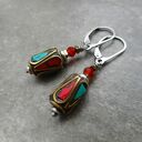 walce w stylu etno srebro 925