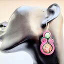 Rose Garden kolczyki sutaszowe