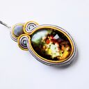 Autumn Morning kolczyki sutaszowe