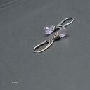 Ametyst - kolczyki 015