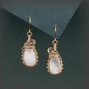 Kolczyki z różowym kwarcem