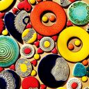 Żółte kolczyki ceramiczne na sztyftach - słoneczny akcent dla Ciebie