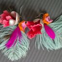 Kolczyki z długimi piórami - leciutkie boho Frida