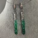 Kolczyki - surowy onyks