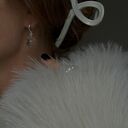 kolczyki srebro srebrne z bezbarwnymi