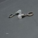 Kryształ górski - kolczyki 012