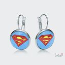 Kolczyki wiszące SUPERMAN