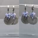 Tanzanit - kolczyki 04