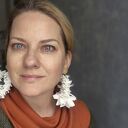 Kolczyki ślubne kwiatowe