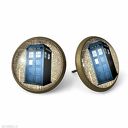 Tardis - Kolczyki wkręty