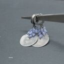 Tanzanit - kolczyki 04