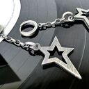 Kolczyki Gwiazdki Rockstar Dark z oksydowanego srebra 925