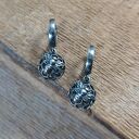 Kolczyki - kula z pszczołą