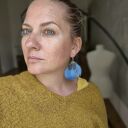 Kolczyki Pióra Folk Frida - lekkie boho etno
