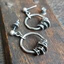 kolczyki na prezent ze srebra - koła