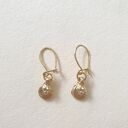 Kolczyki NEO rustic okrąg mosiądz