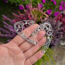 Oryginalne nausznice elfie uszy z kamieniem księżycowym - wire wrapping