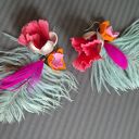 Kolczyki z długimi piórami - leciutkie boho Frida