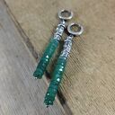 Kolczyki - surowy onyks